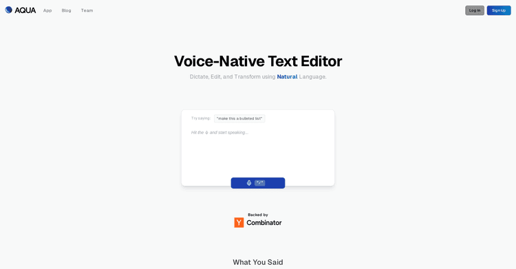 Aqua Voice featured image