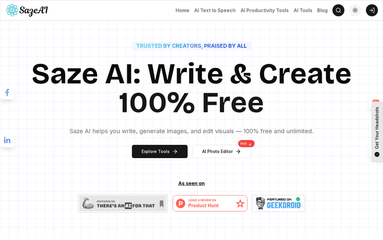 Saze AI featured image
