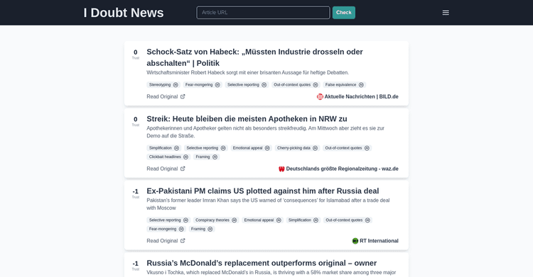 I Doubt News featured image