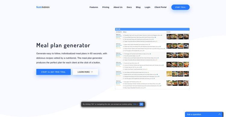 NutriAdmin featured image