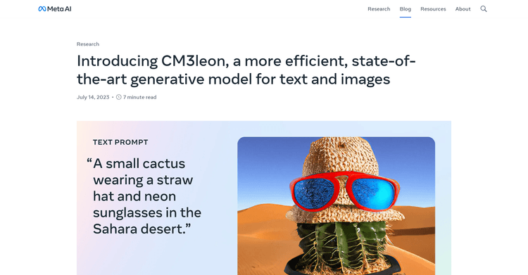 CM3leon by Meta featured image