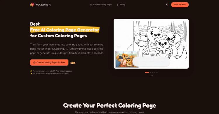 MyColoring.AI featured image