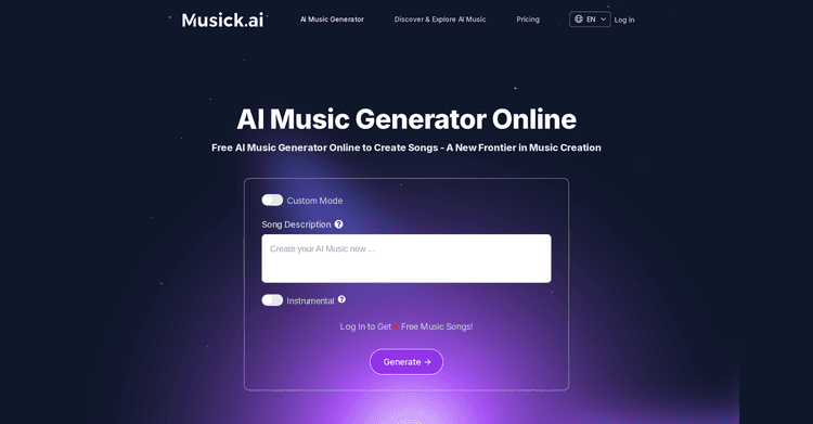 Musick.ai featured image