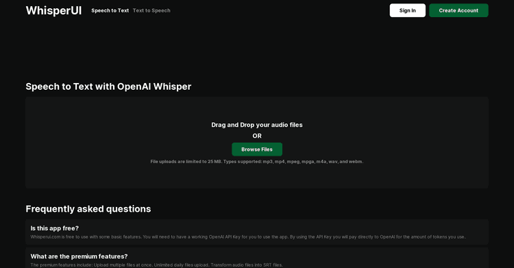 WhisperUI featured image