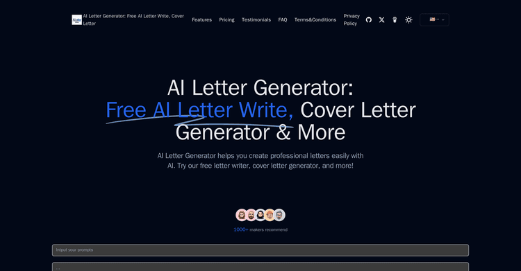 AI Letter Generator featured image