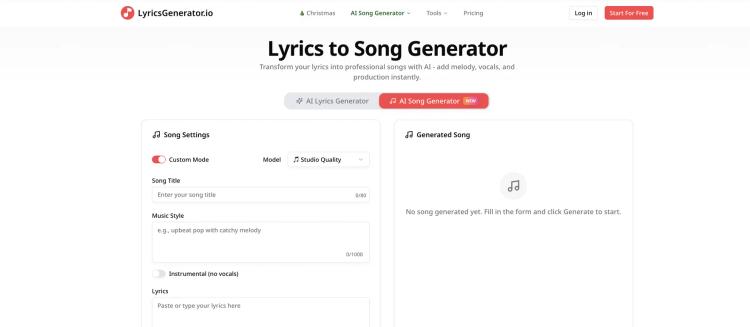 LyricsGenerator.io featured image