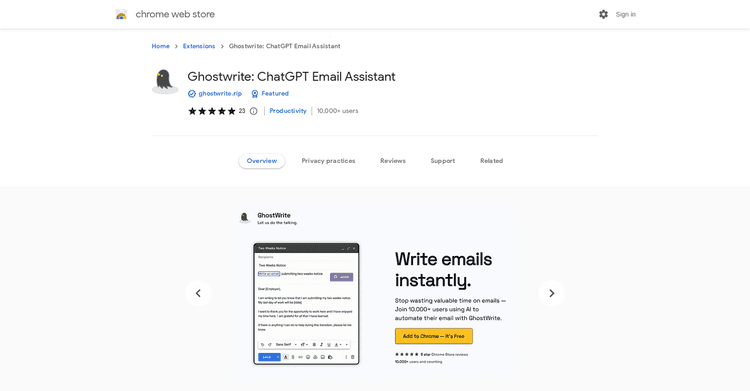 Ghostwrite featured image