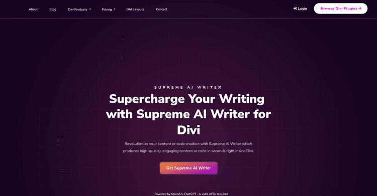 Supreme AI Writer featured image