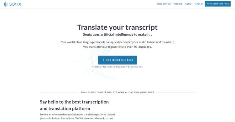 Sonix featured image