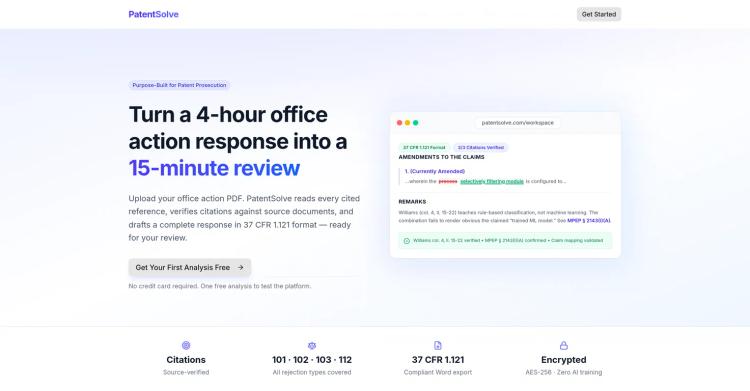 PatentSolve featured image