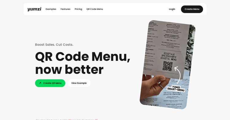 Yumzi - Smart Menus featured image