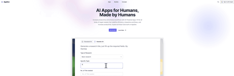 AppGen featured image