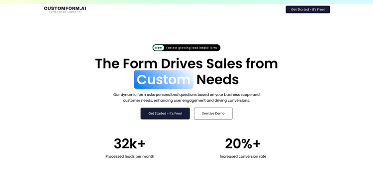 Customform AI featured image