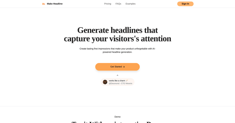 Make Headline featured image