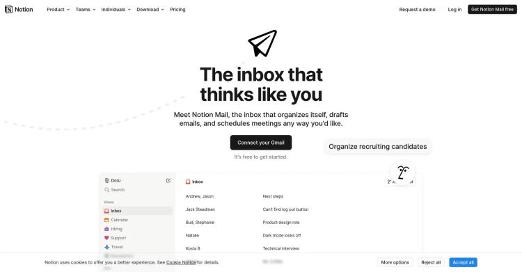 Notion Mail featured image