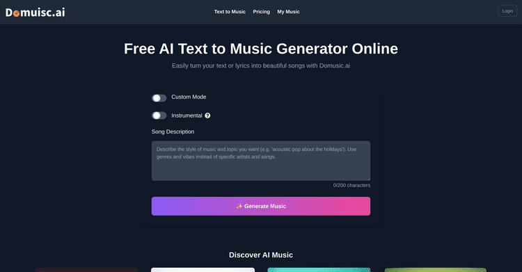Domusic.ai featured image