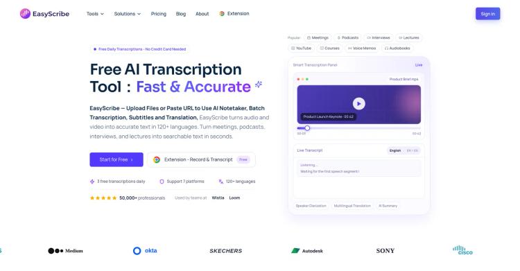 EasyScribe featured image