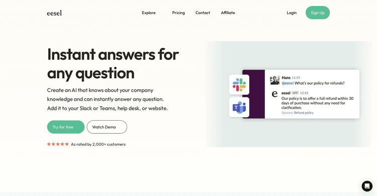 eesel AI featured image