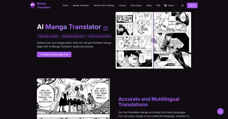 AI Manga Translator featured image