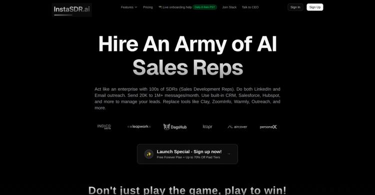 InstaSDR.ai featured image