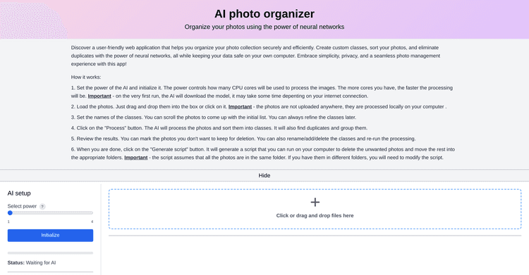 AI photo sorter featured image