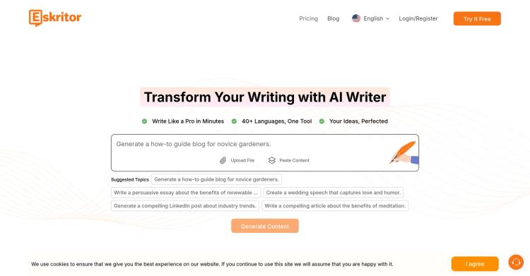 Eskritor AI Writer featured image