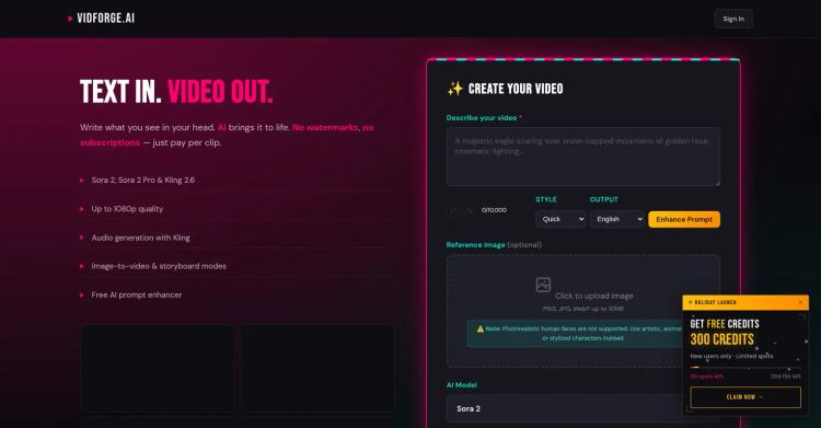 VidForge.ai featured image