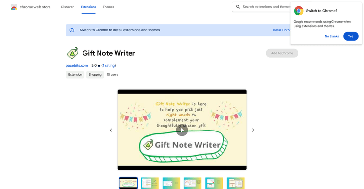 Gift Note Writer featured image