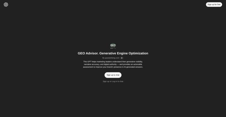 GEO Advisor featured image