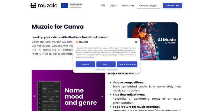 Muzaic for Canva featured image