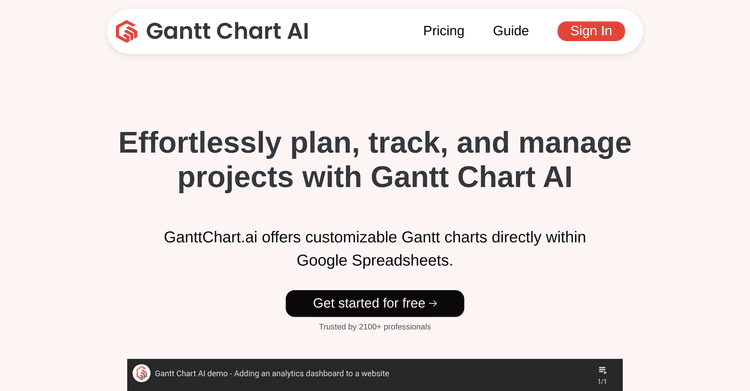 Gantt Chart AI featured image
