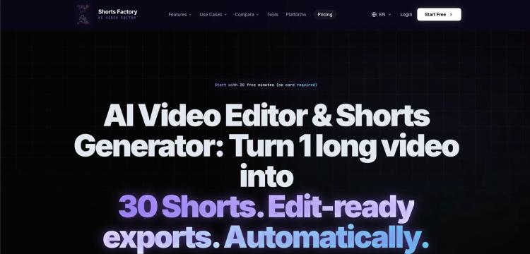 Shorts Factory featured image