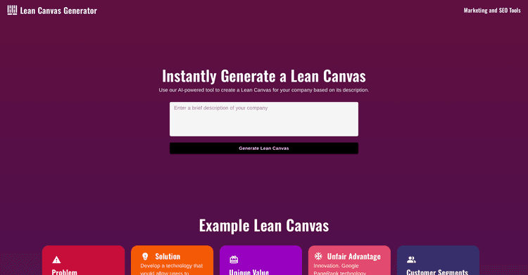 Lean Canvas featured image