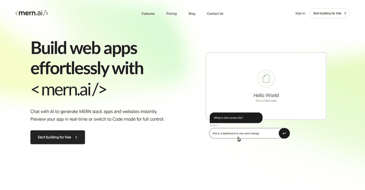 MERN.AI featured image
