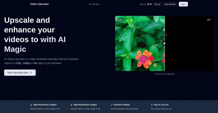 AI Video Upscaler featured image