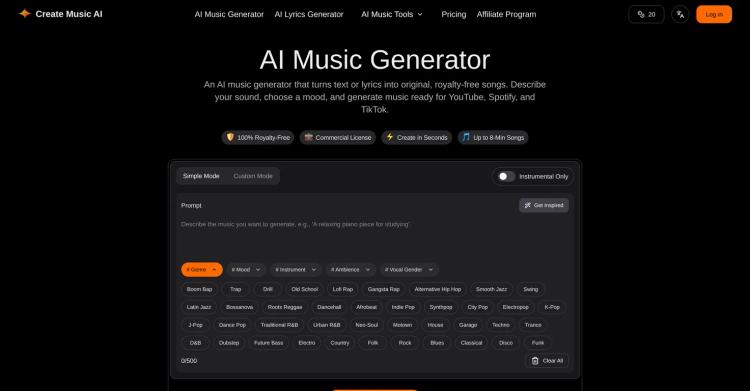Create Music AI featured image