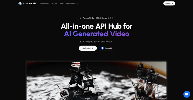 AI Video API featured image