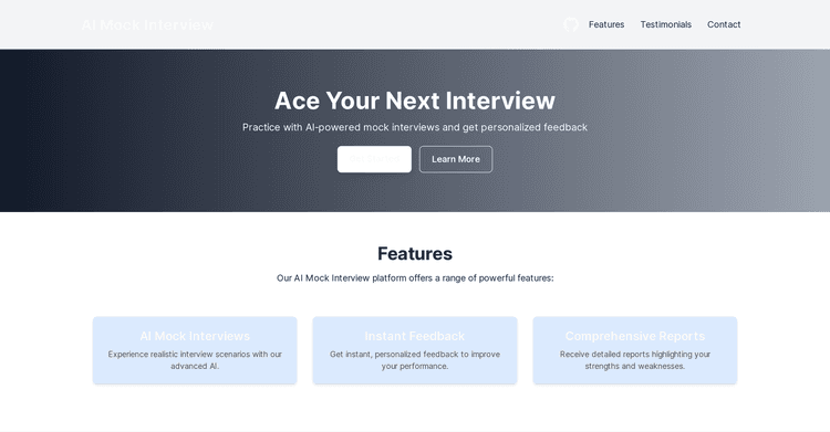 AI Mock Interview featured image