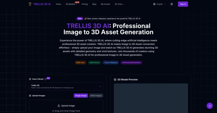 TRELLIS 3D AI featured image