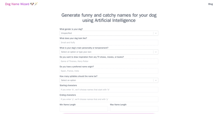 Dog Name Wizard featured image