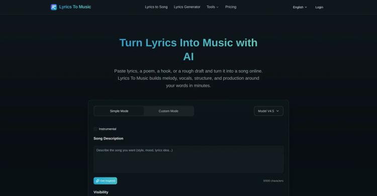 Lyrics To Music.ai featured image