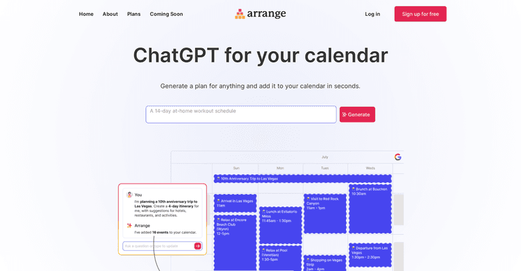 Arrange featured image