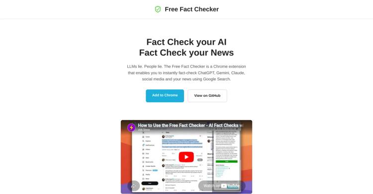 Free Fact Checker featured image