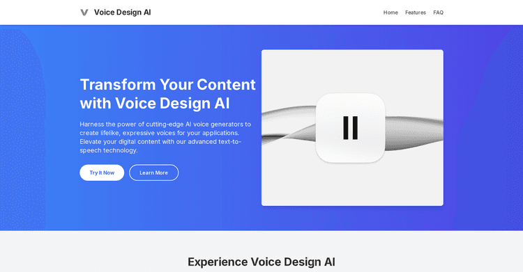 Voice Design AI featured image