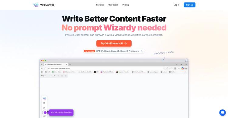 ViralCanvas AI featured image
