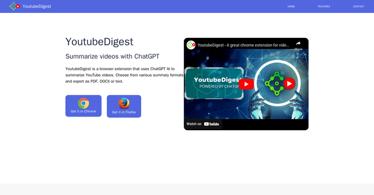 YoutubeDigest featured image