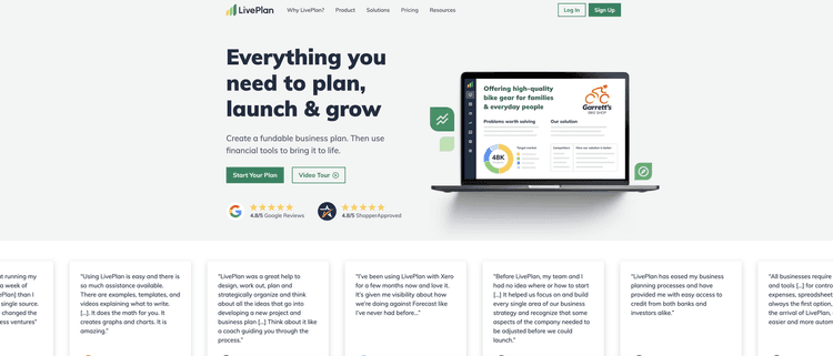 LivePlan featured image