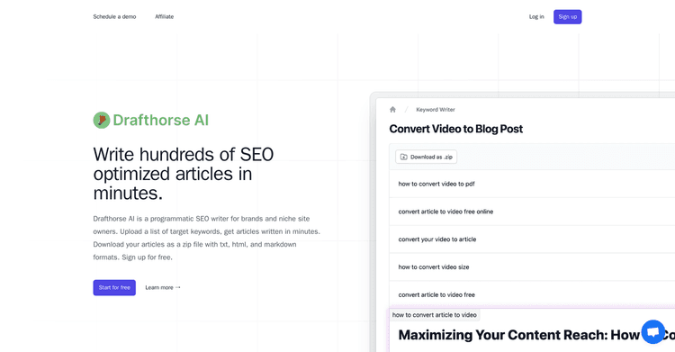 Drafthorse AI featured image