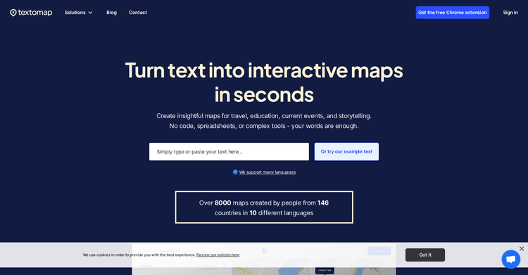 Textomap featured image