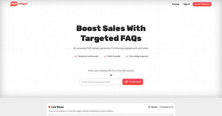 FAQWidget featured image